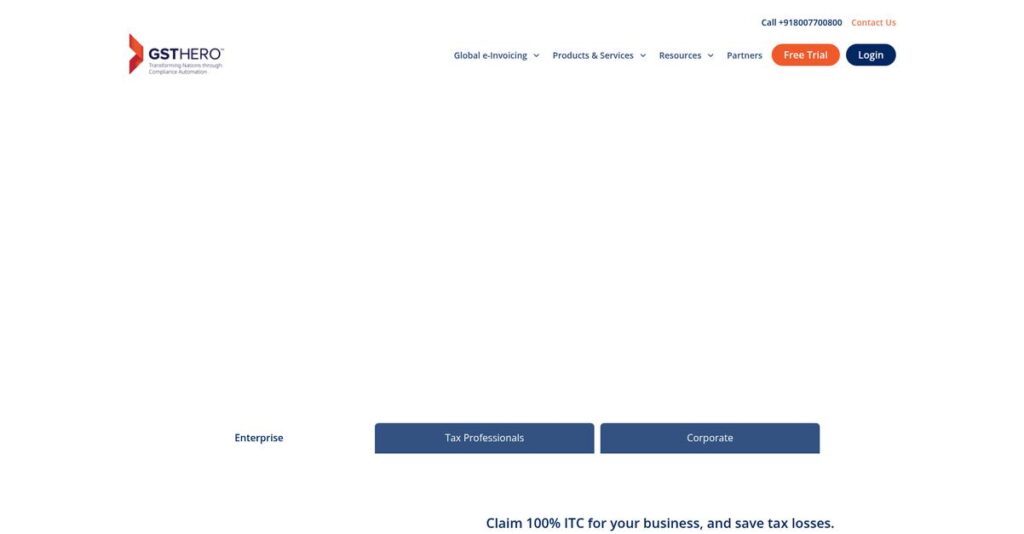 GST Hero Homepage
