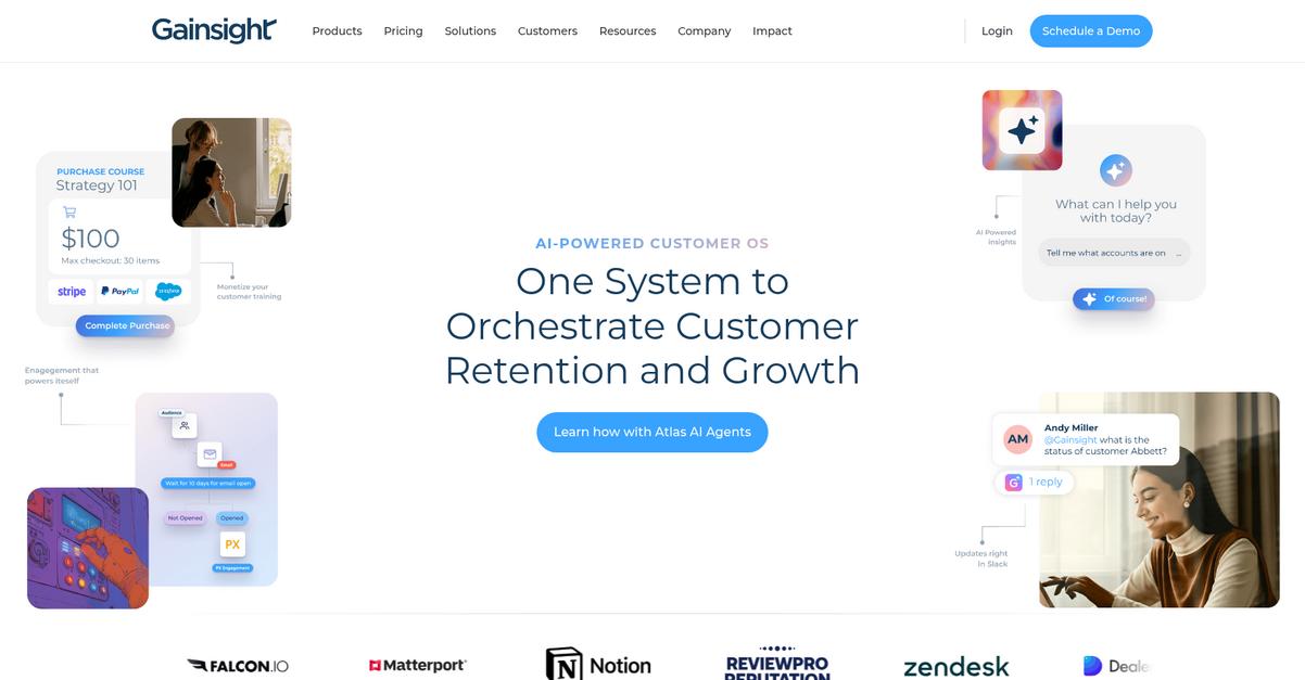 Gainsight Homepage