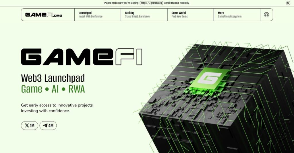 GameFi Homepage