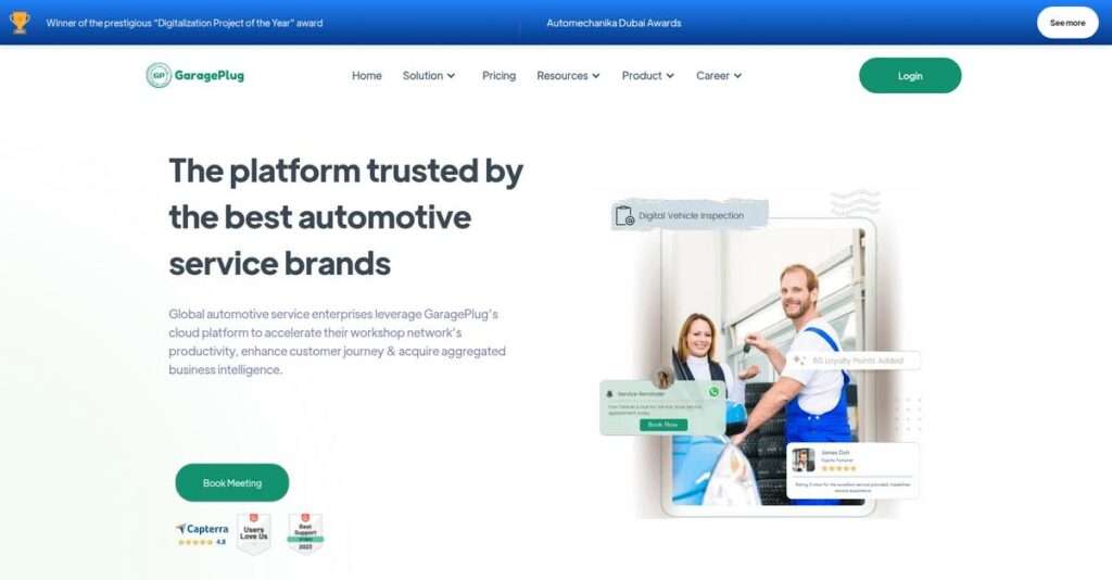 Garageplug Homepage