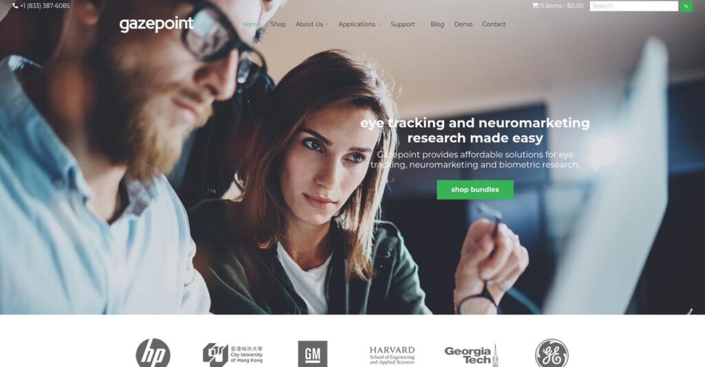 Gazepoint Homepage