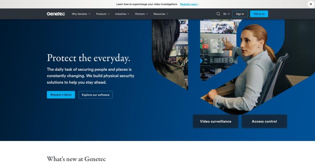 Genetec Homepage