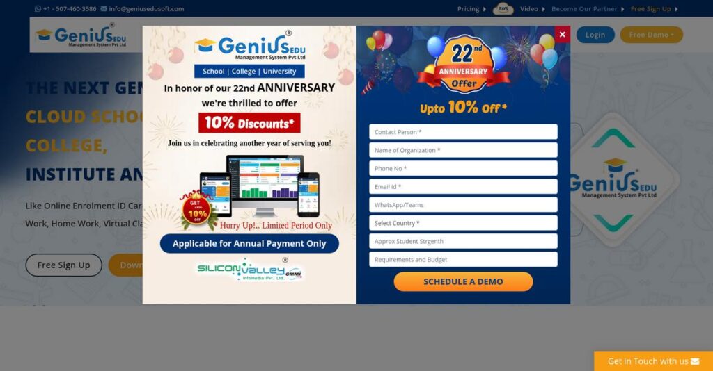 GeniusEduSoft Homepage