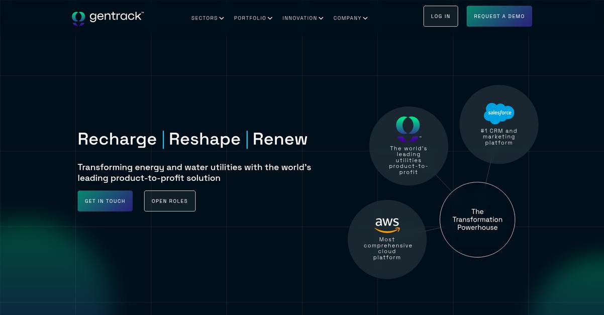 Gentrack Homepage