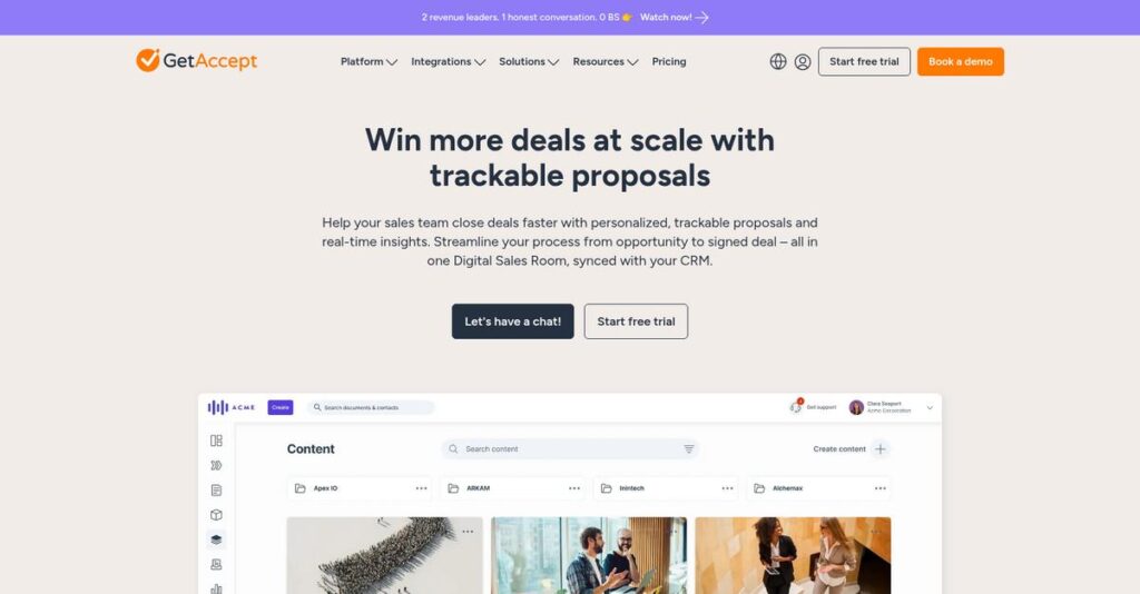 GetAccept Homepage