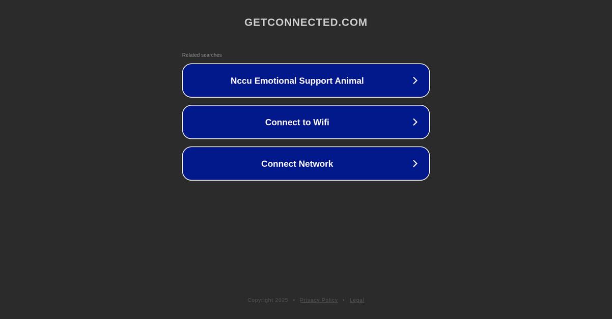 Get Connected Homepage