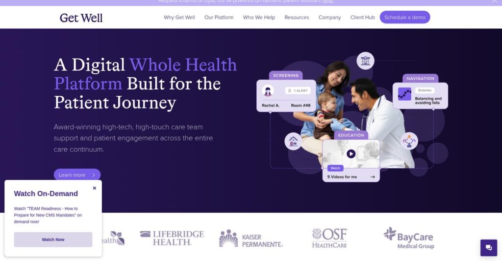 GetWell Network Homepage