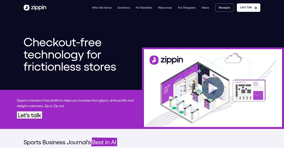 Get Zippin Homepage