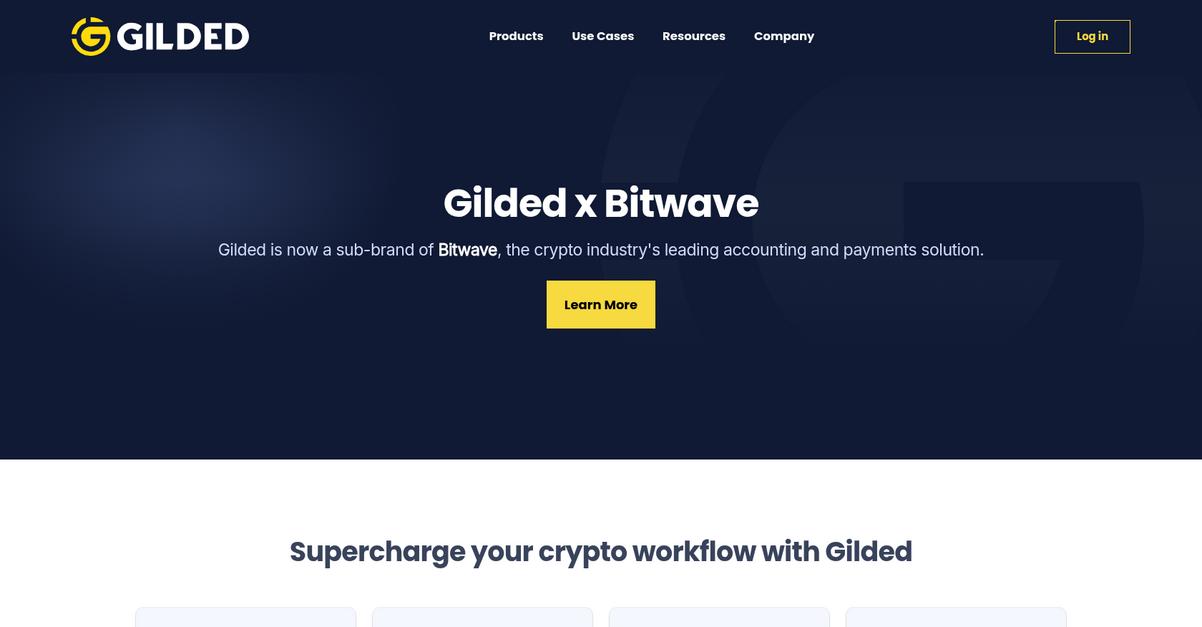 Gilded Homepage