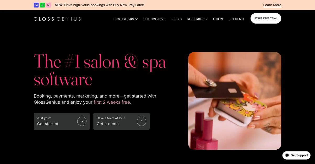 Gloss Genius Homepage