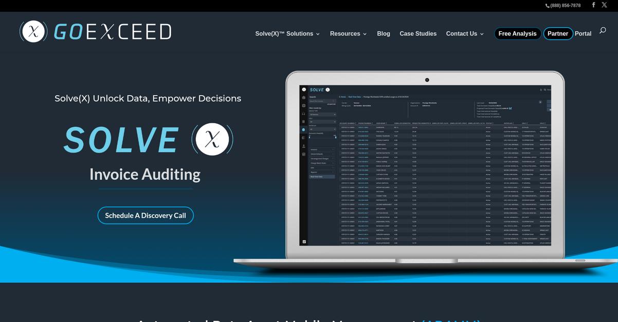 Go Exceed Homepage