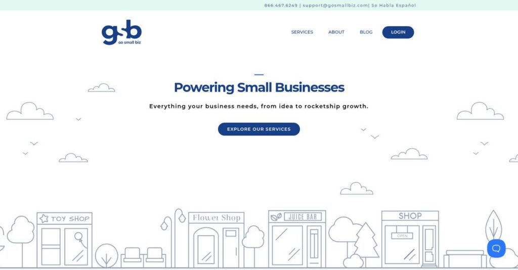 GoSmallBiz Homepage
