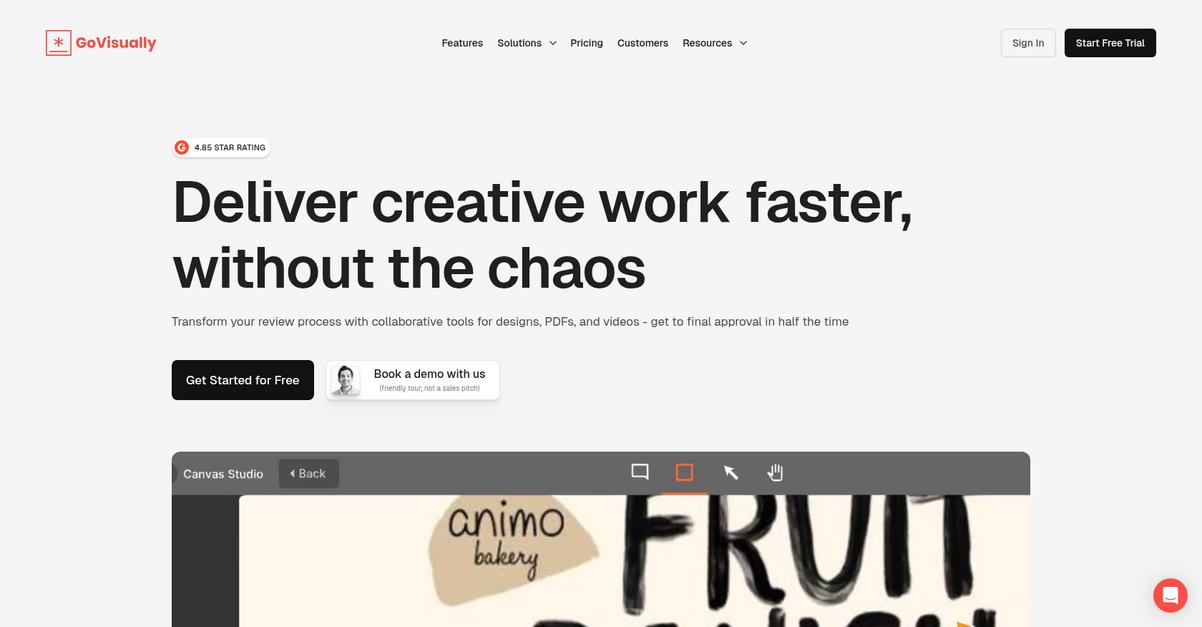 Go Visually Homepage