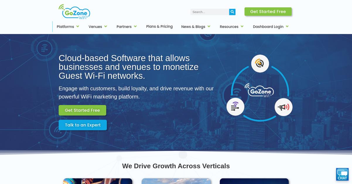 Go Zone Wi Fi Homepage