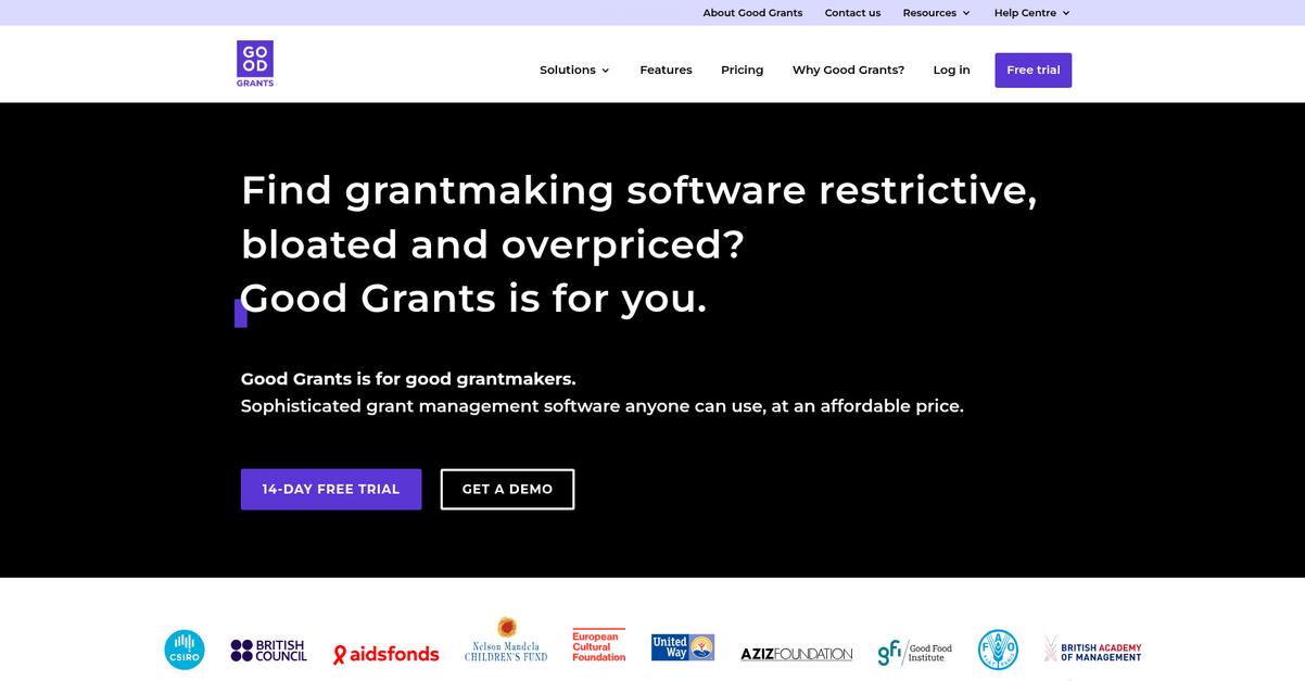 Good Grants Homepage