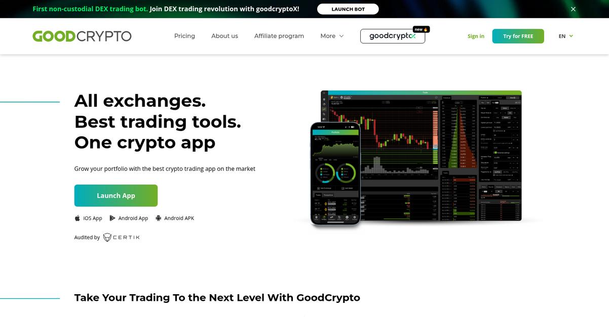 Good Crypto Homepage