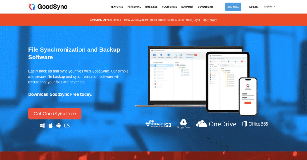 GoodSync Homepage