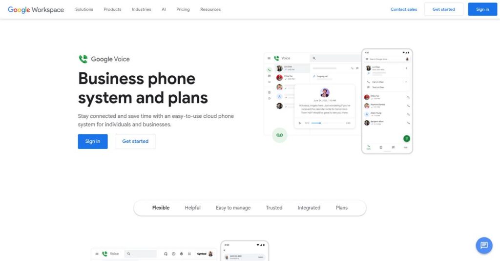 Google Voice Homepage