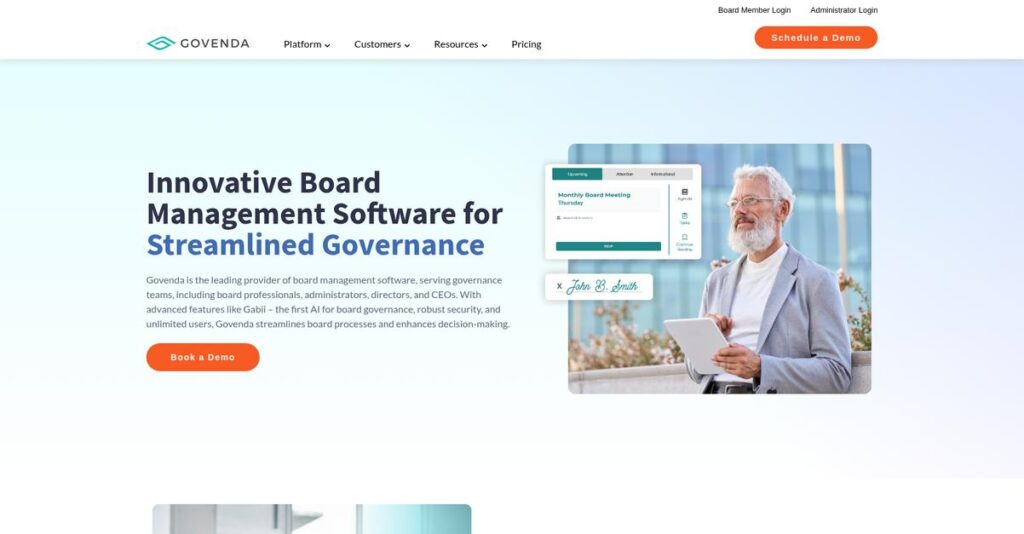 Govenda Homepage