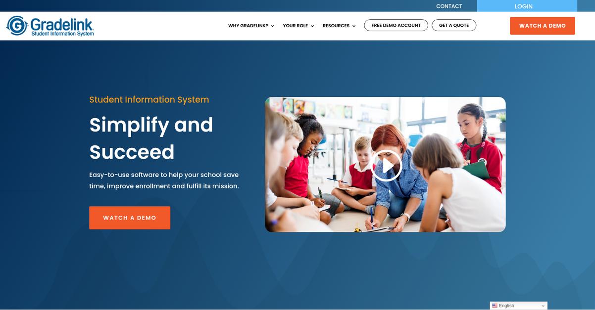 Gradelink Homepage
