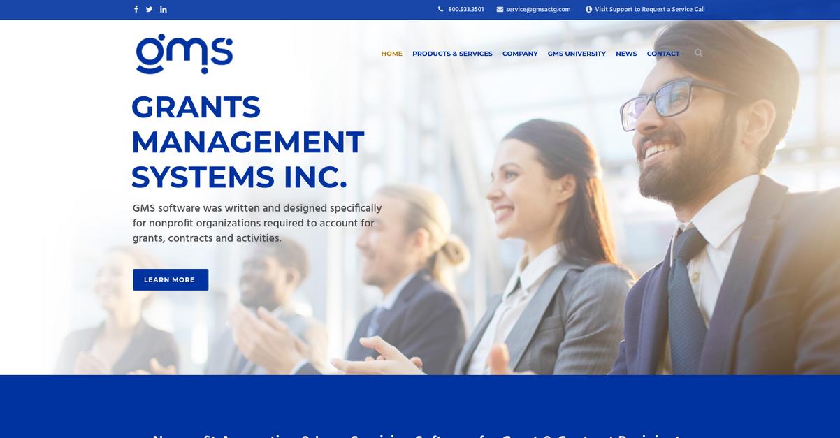 Grants Management Systems Inc. Homepage