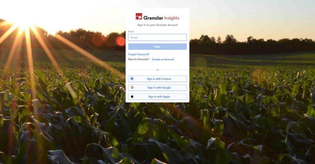Granular Homepage