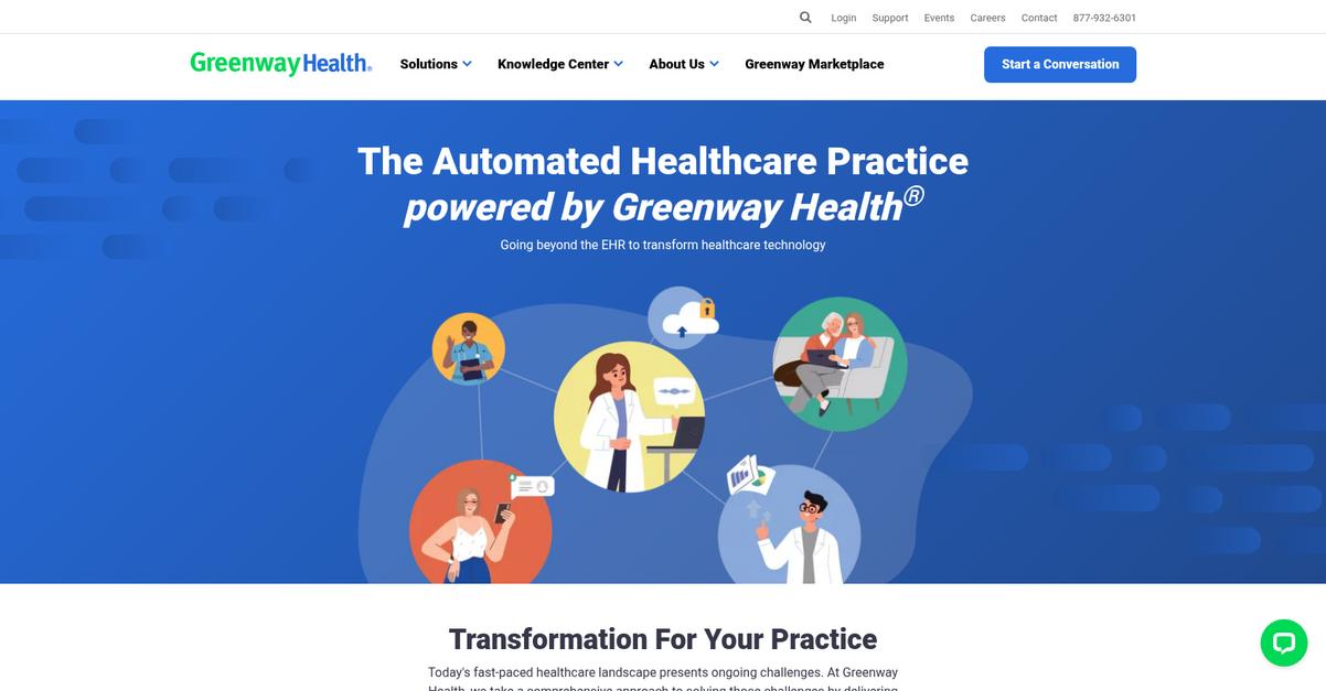 Greenway Health Homepage