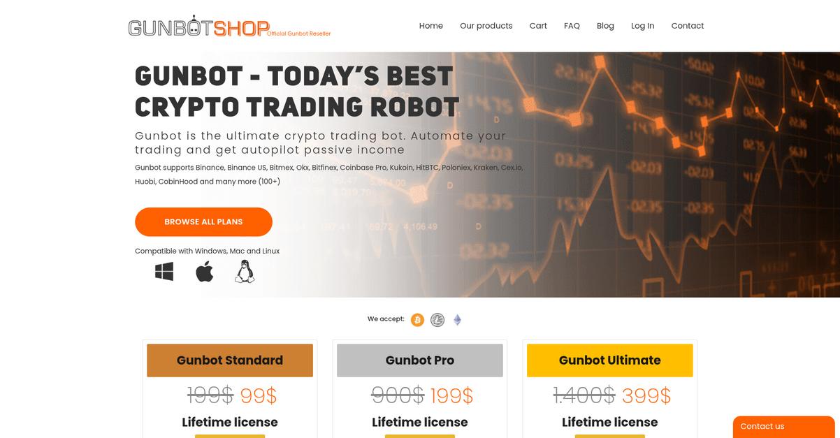 Gunbot Homepage