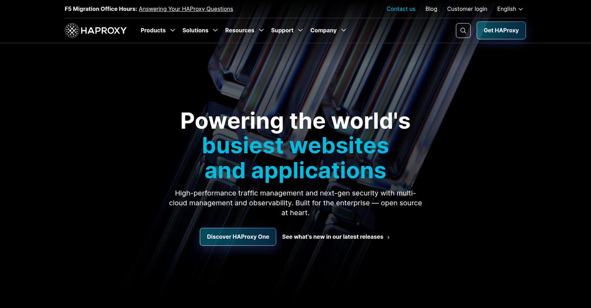 Haproxy Technologies Homepage