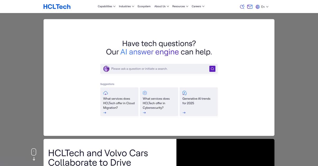 Hcl Technologies Homepage