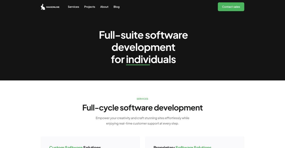 Haasonline Homepage
