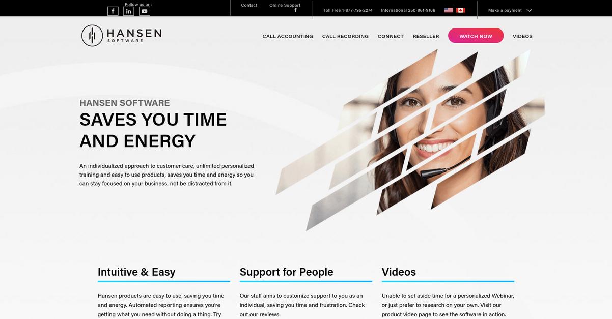 Hansen Software Homepage