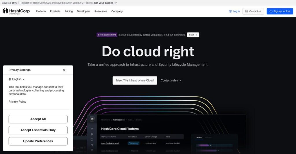 HashiCorp Homepage 1