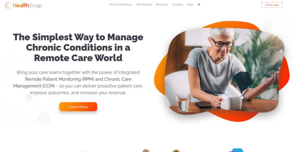 HealthSnap Homepage