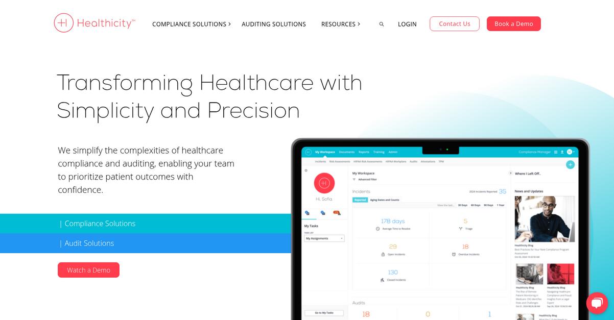 Healthicity Homepage