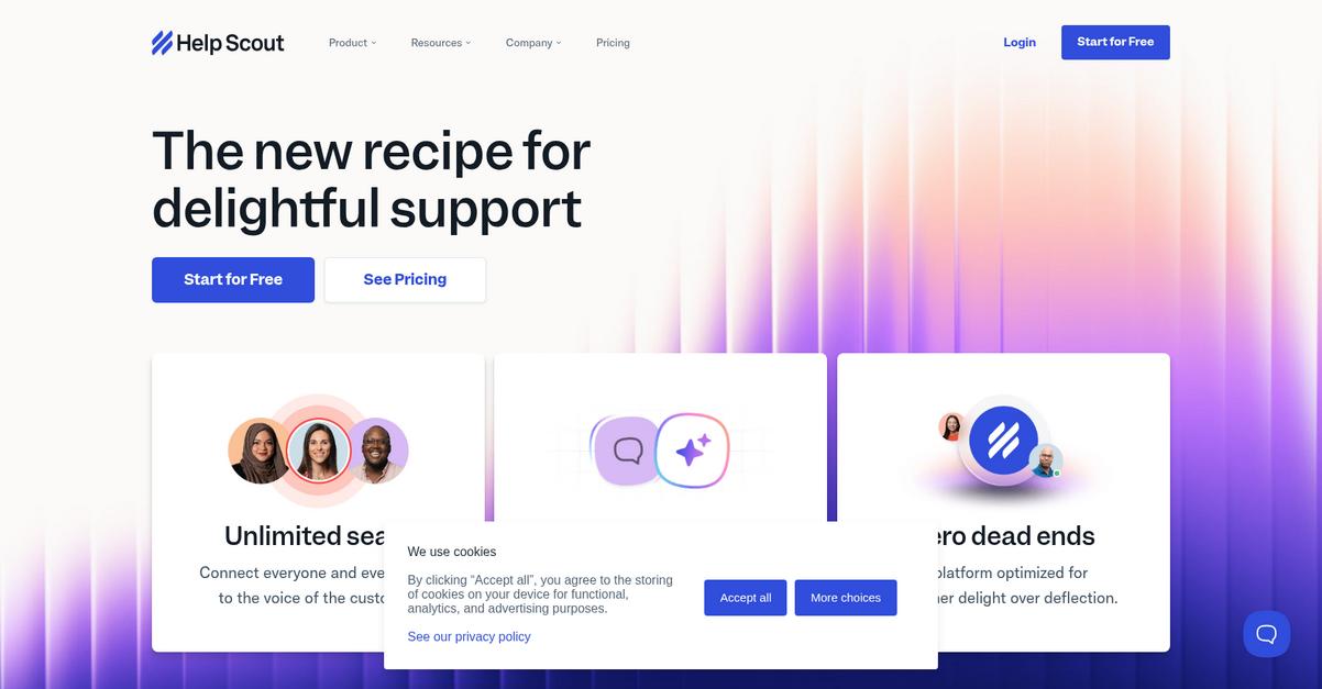 Help Scout Homepage