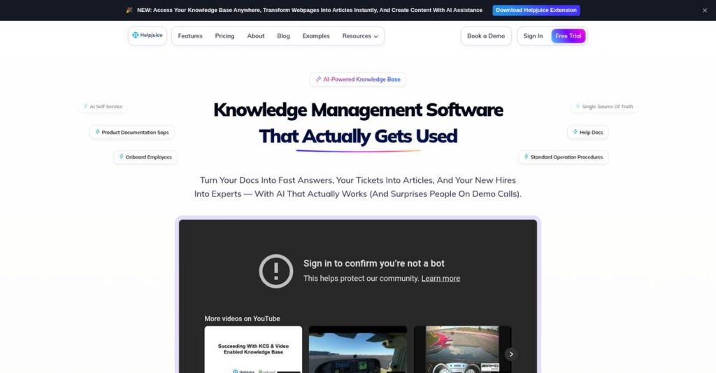 Helpjuice Homepage