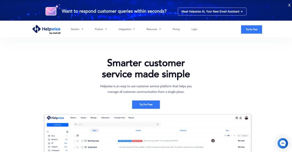 Helpwise Homepage