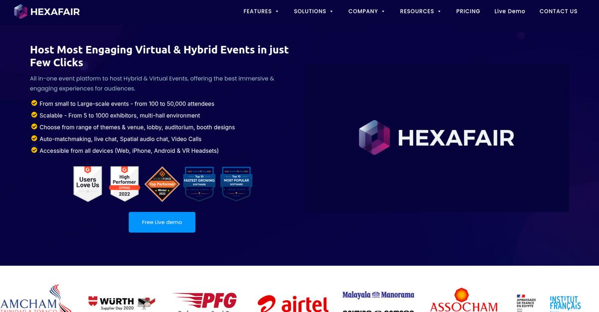 Hexa Fair Homepage