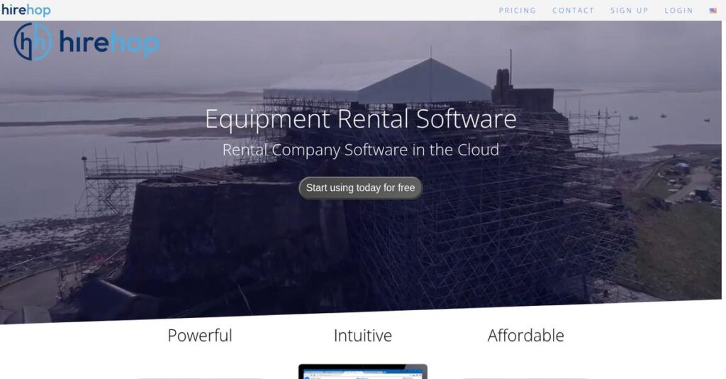 HireHop Homepage