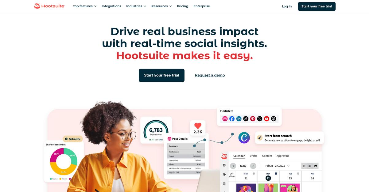 Hootsuite Homepage