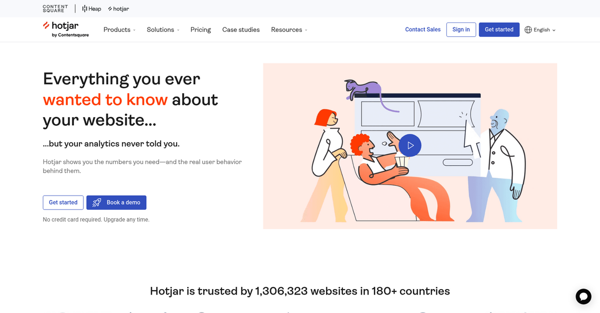 Hotjar Homepage