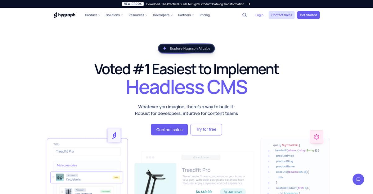 Hygraph Homepage
