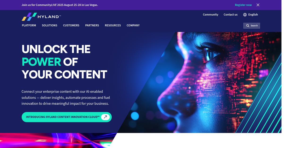Hyland Homepage