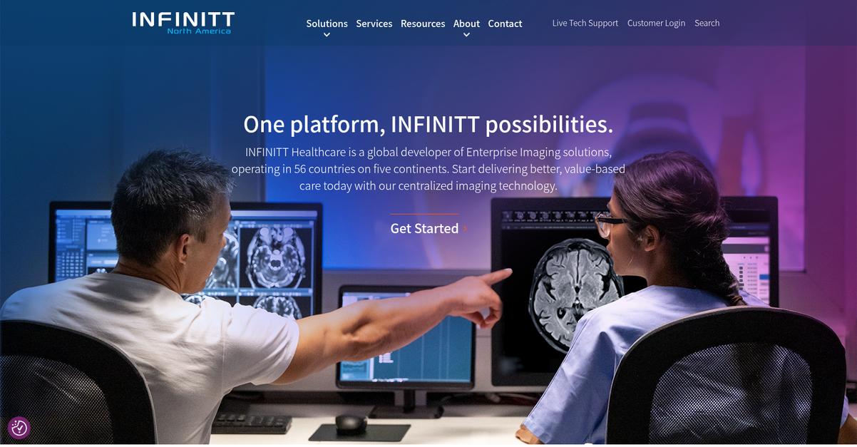 Infinitt Homepage