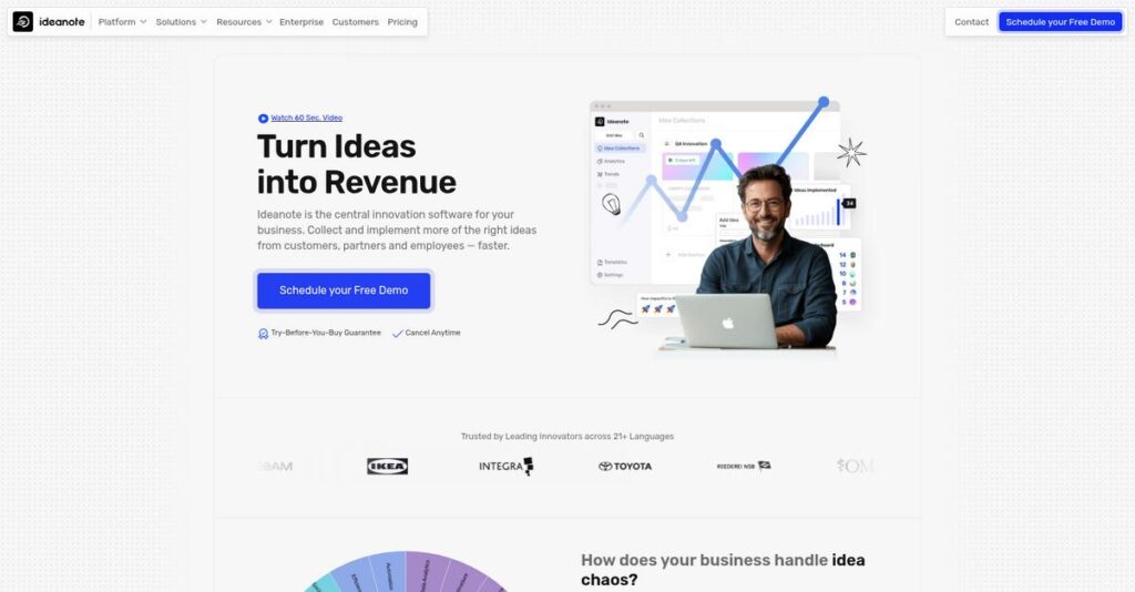 Ideanote Homepage