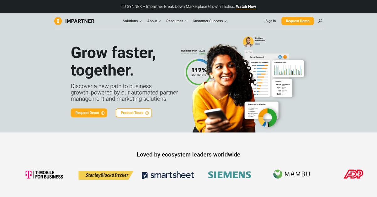 Impartner Homepage
