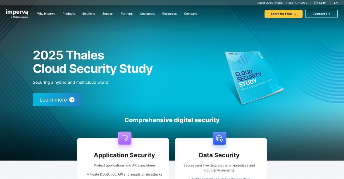 Imperva Homepage