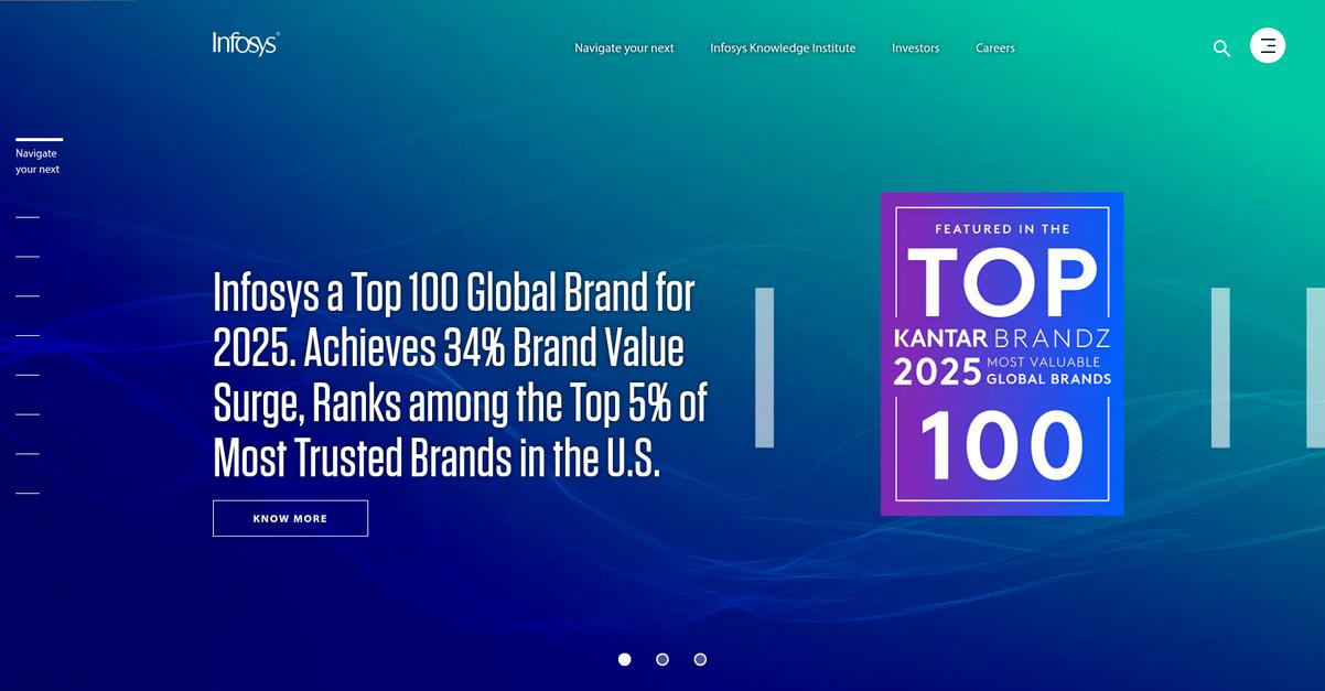 Infosys Homepage