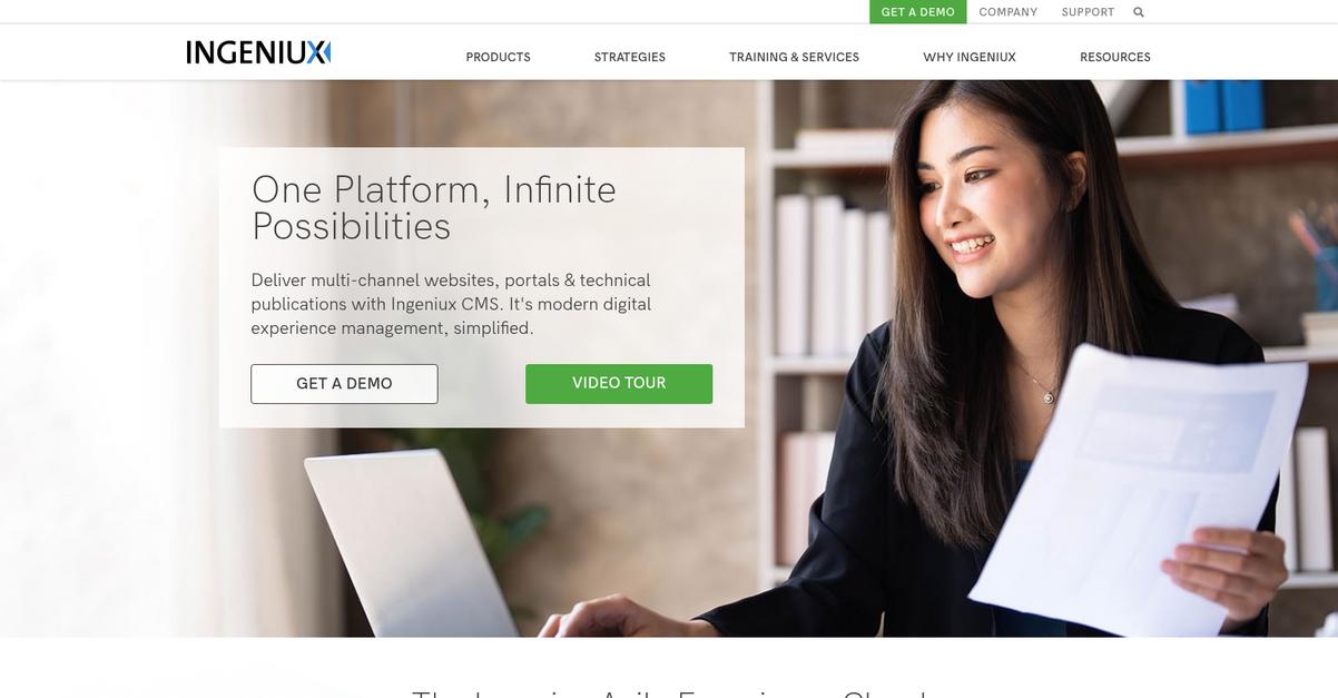 Ingeniux Homepage